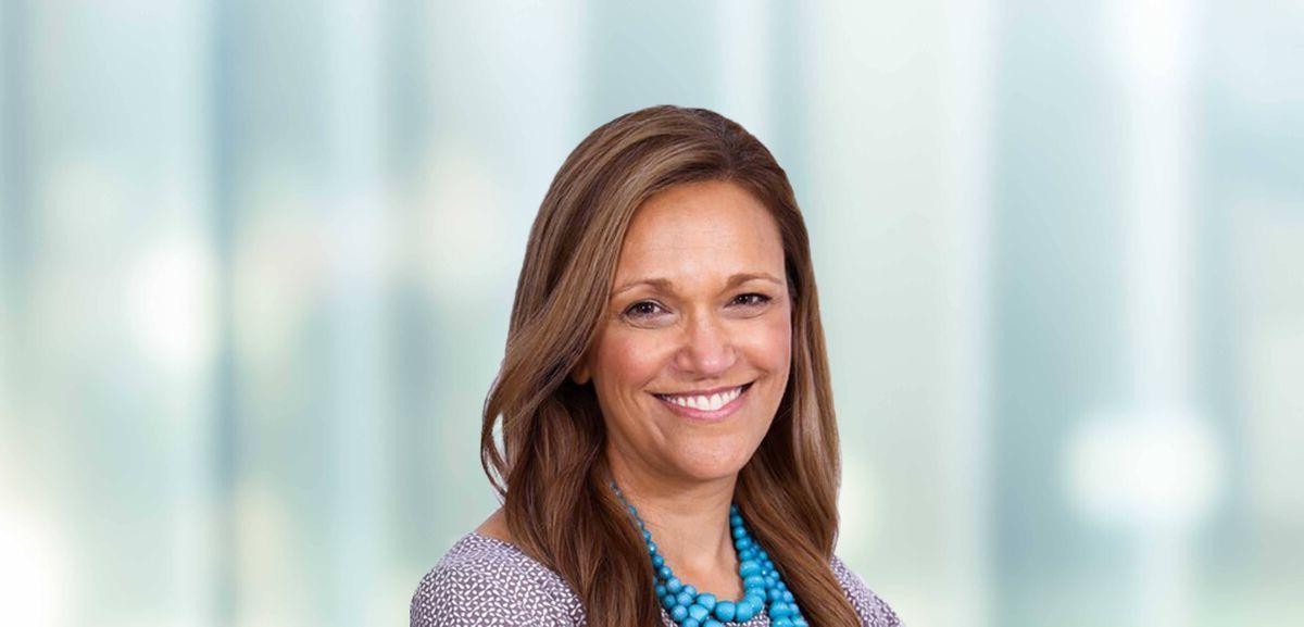 Headshot of Natalie Fishburn, Vice President and Head, BioPharmaceuticals Clinical Operations, R&D, at AstraZeneca